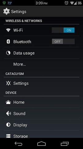 Illustration for article titled 3-in-1 Review/Impressions - Nexus 5 running Cataclysm ROM (4.4.2 Kit Kat) on T-Mobile